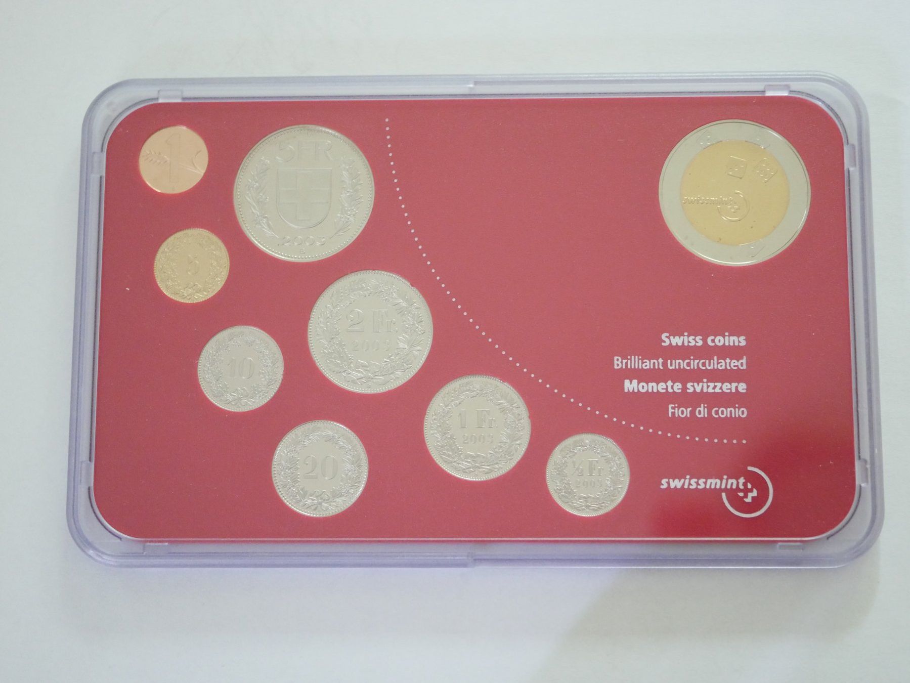 Tutti le monete: Schweizer Baby Münzsatz 2003 stgl ***TOP*** – Nuovo e nell'imballaggio originale da Kreuzlingen venduto da Samson01 2
