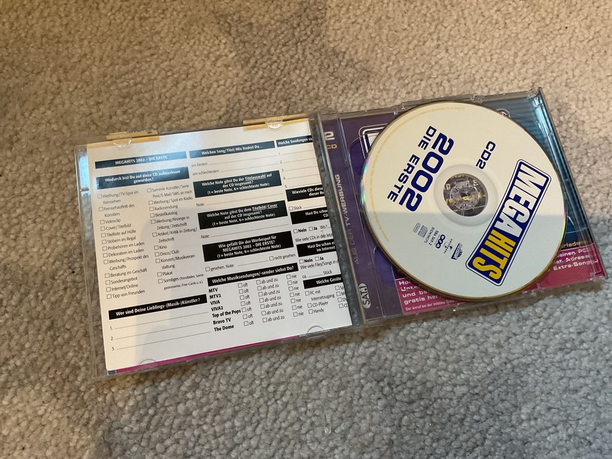 CDs: Mega Hits 2002 Die Erste - CD Doppelalbum – Gebraucht aus Grub SG von Vinciguerra 2