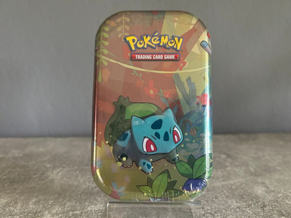 Pokémon Kanto Friends Mini Tin Box Bisasam Bulbasaur *NEU* Kaufen