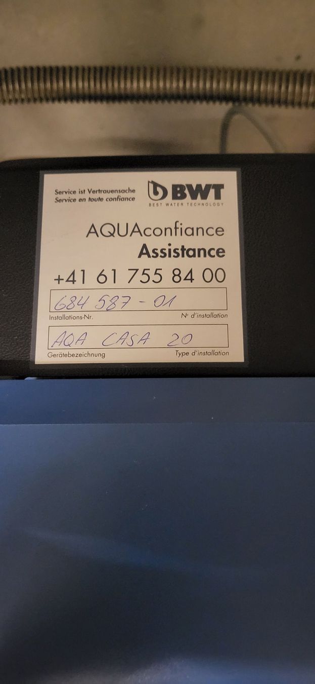 Sanitari: Entkalkungsanlage BWT – Usato da Nottwil venduto da hellraser 1