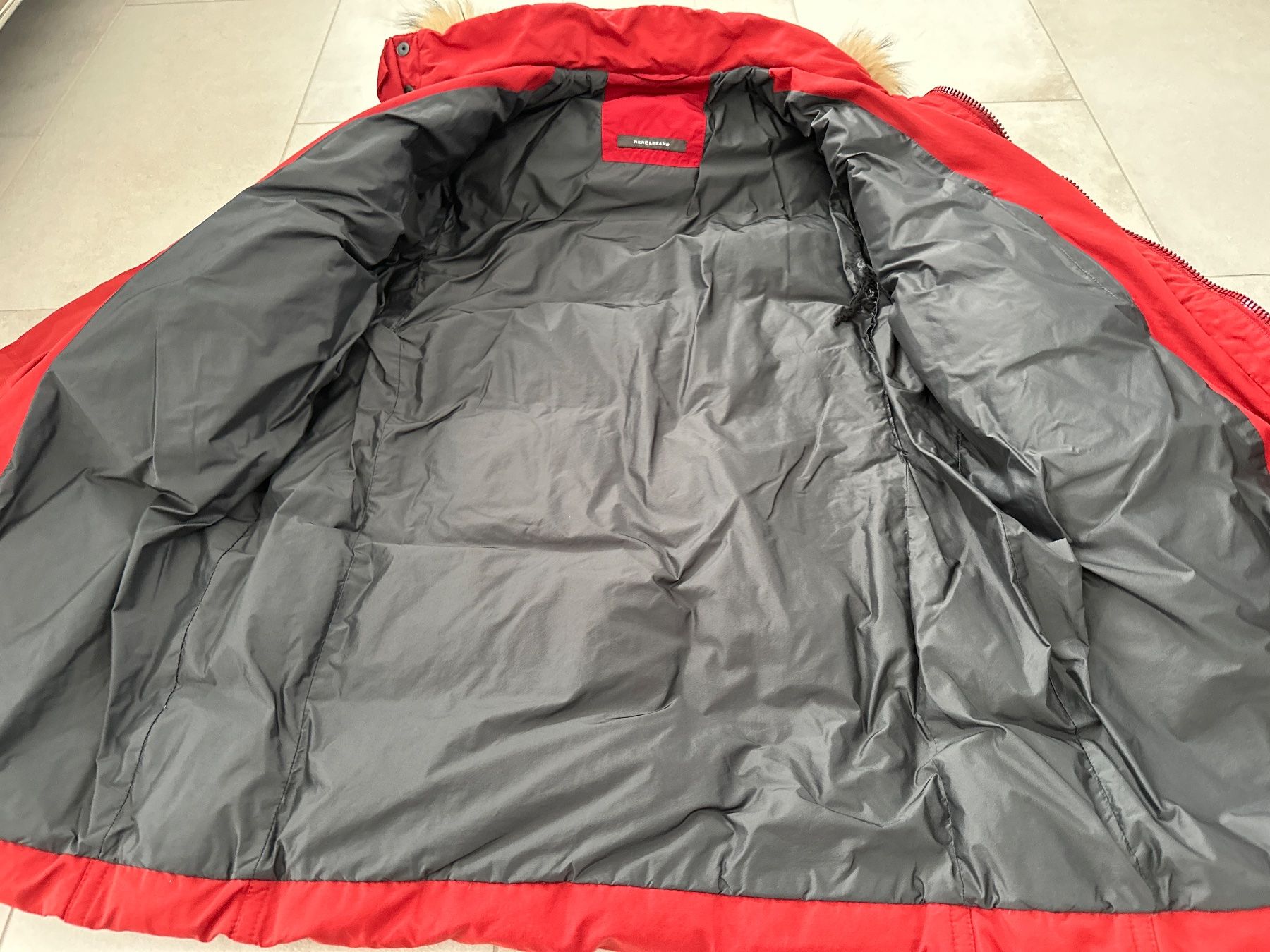 Jacken: René Lezard Herren Winterjacke rot – Gebraucht aus Zug von Hehe 4