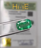 SMARAGD ✨ EMERALD 3.23 cts MINOR OIL Zertifikat - TOP