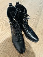 Stylish Black Lace-up Ankle Boots - EU 38 - Autumn!
