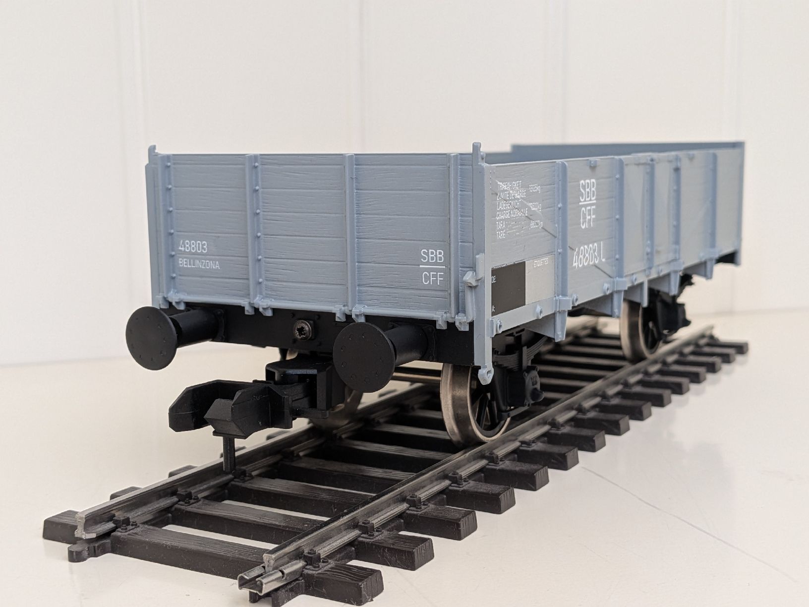 Märklin Modellini di ferrovie: SBB Hochbordwagen L 48803  EINZELSTÜCK – Nuovo (secondo la descrizione) da Grenchen venduto da garage-city 5