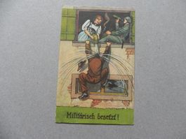 CH Humor Motiv Karte Miltär ca. 1925 Jos Schönenberger Nr.64