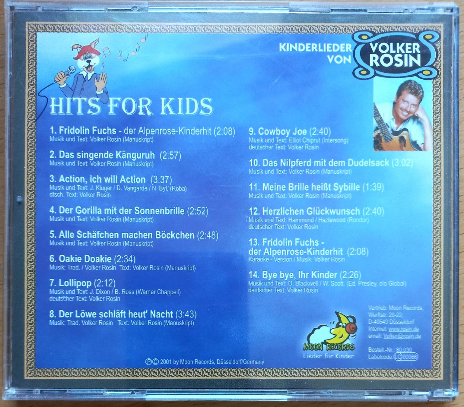 CD: CD - Volker Rosin - Hits for Kids – Usato da Niederuzwil venduto da lubimaja 2