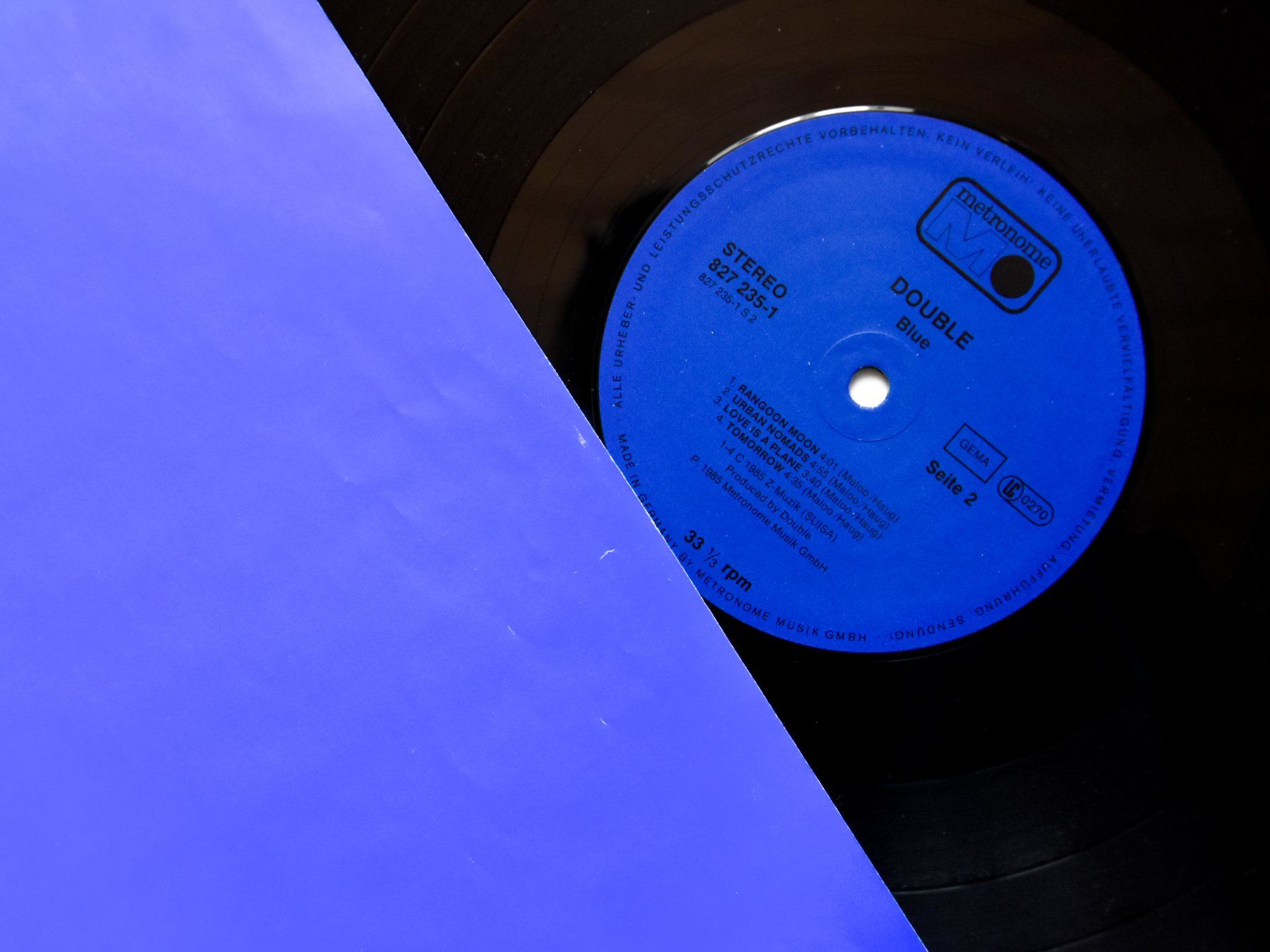 Dischi in vinile: Double - Blue – Usato da Belmont-sur-Yverdon venduto da ag97 3