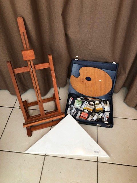 Cavalletti: Ensemble pour peinture – Usato da Chézard St Martin venduto da schmitt