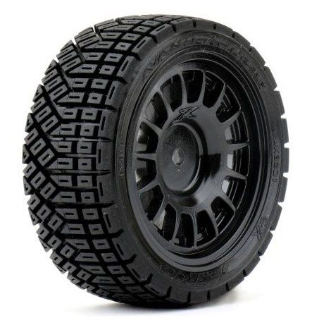 Touring/Rally Tyre Black Wheel 12mm Hex (4 Stück) (Neu und ...