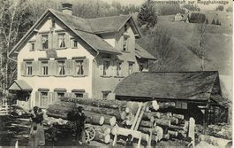 Sommerwirtschaft zur ROGGHAHNSÄGE  Grabs SG gel. 1910!