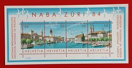 NABA ZÜRICH BLOCK W64 1984** POSTFRISCH