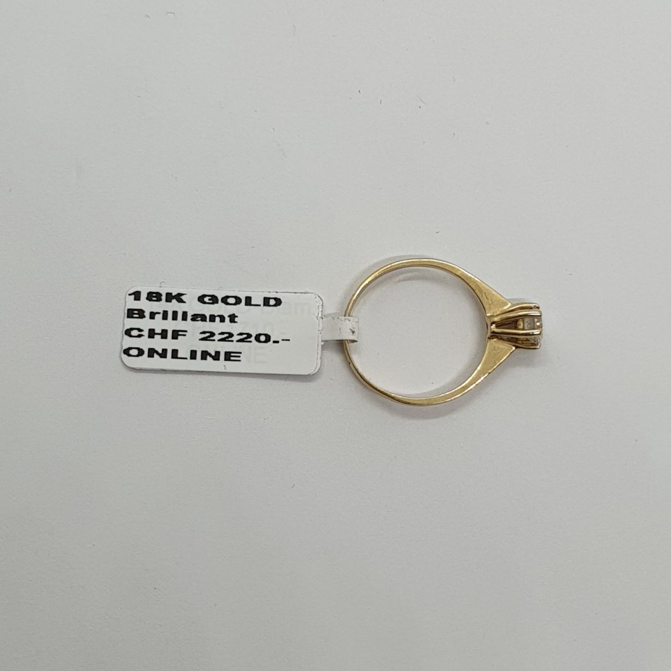 Anelli: Echt 18K Gold - Diamant Ring – Usato da Luzern venduto da Luzern-Goldhaus 1