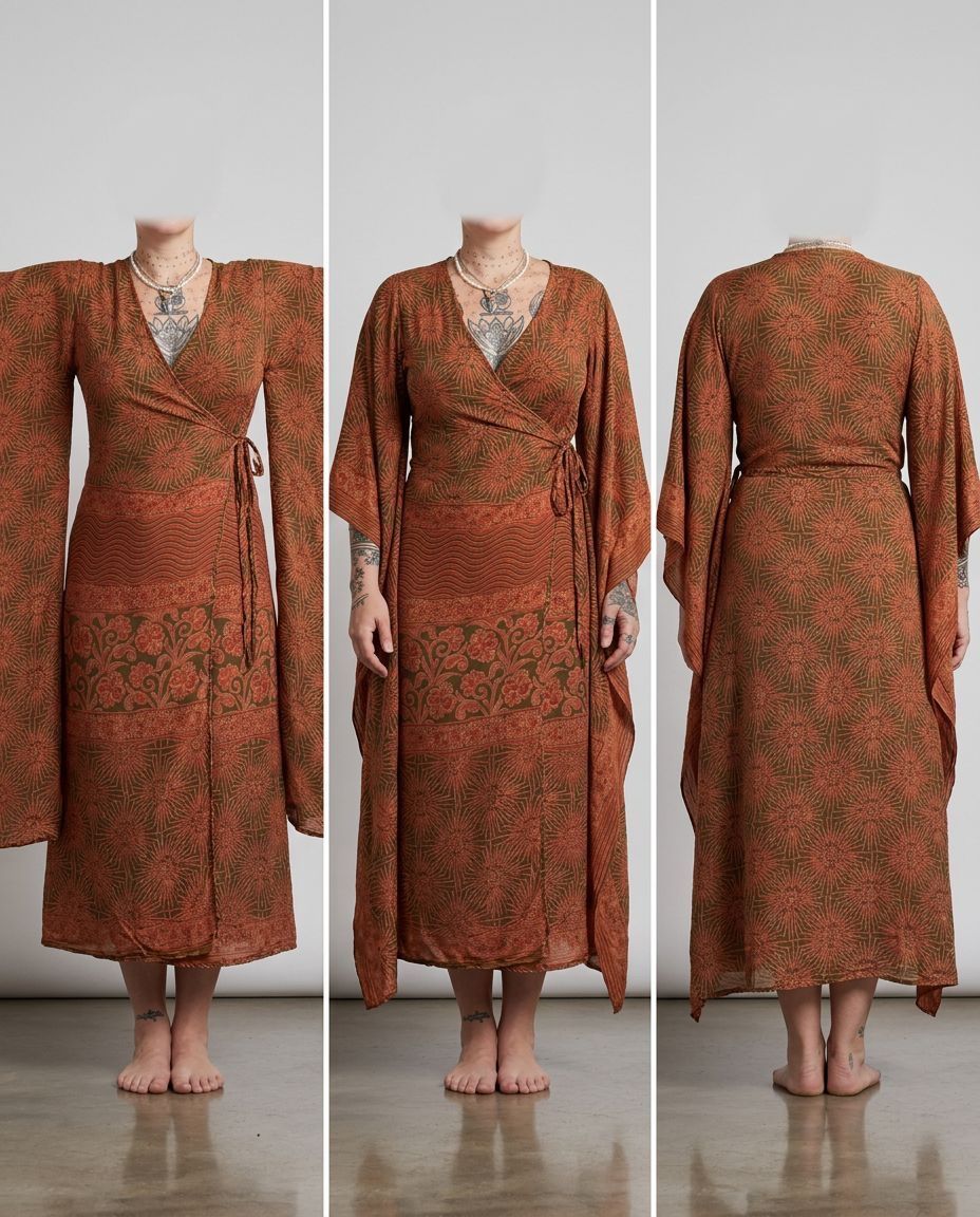 Art international: Kimono Seide aus Indien – D'occasion à Wangen SZ par wakaawinhu 5