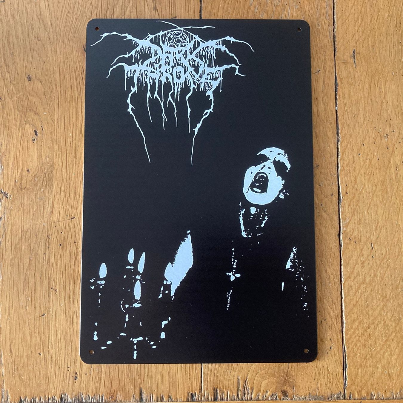 Insegne: Blechschild 20x30cm DARKTHRONE Transilvanian Black Metal – Nuovo (secondo la descrizione) da Wiedlisbach venduto da Andrisa