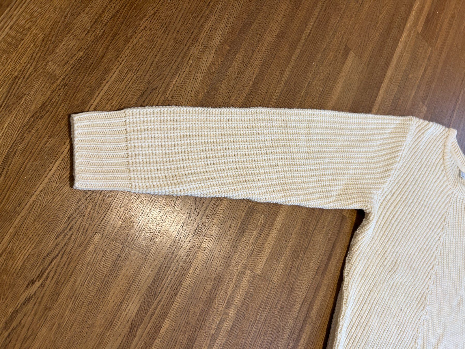 Maglioni & Felpe: Warmer & gemütlicher weisser Strickpullover Pull blanc chaud – Nuovo (secondo la descrizione) da Küsnacht ZH venduto da filo_fila8700 4
