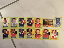 Panini WM 2026 Sticker Konvolut 14 Stk. Spieler gemischt