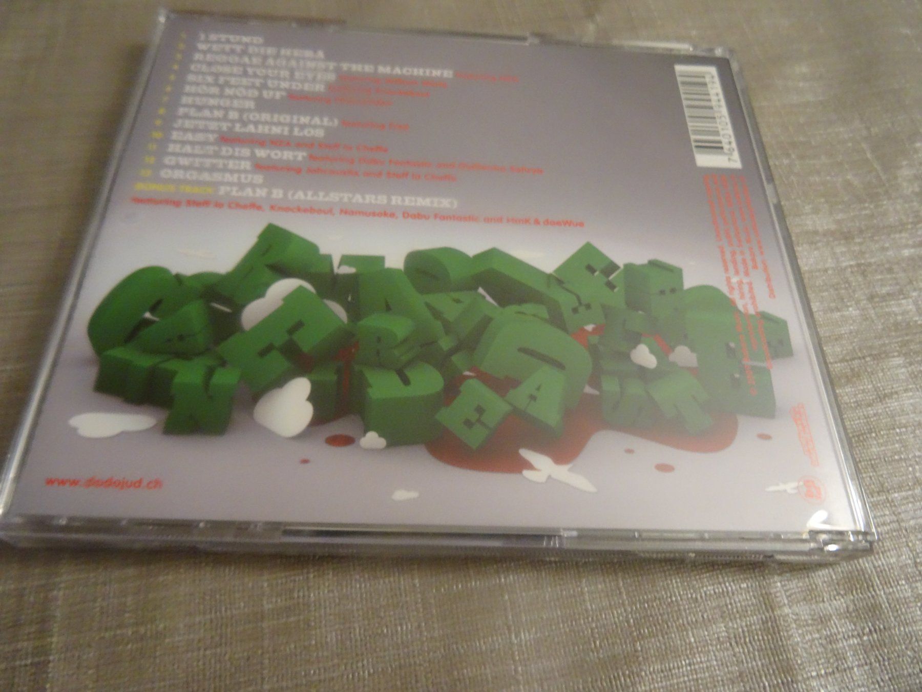 CDs: Dodo - Reggae Against the Machine CD – Gebraucht aus Olten von Disc-Ausverkauf 1