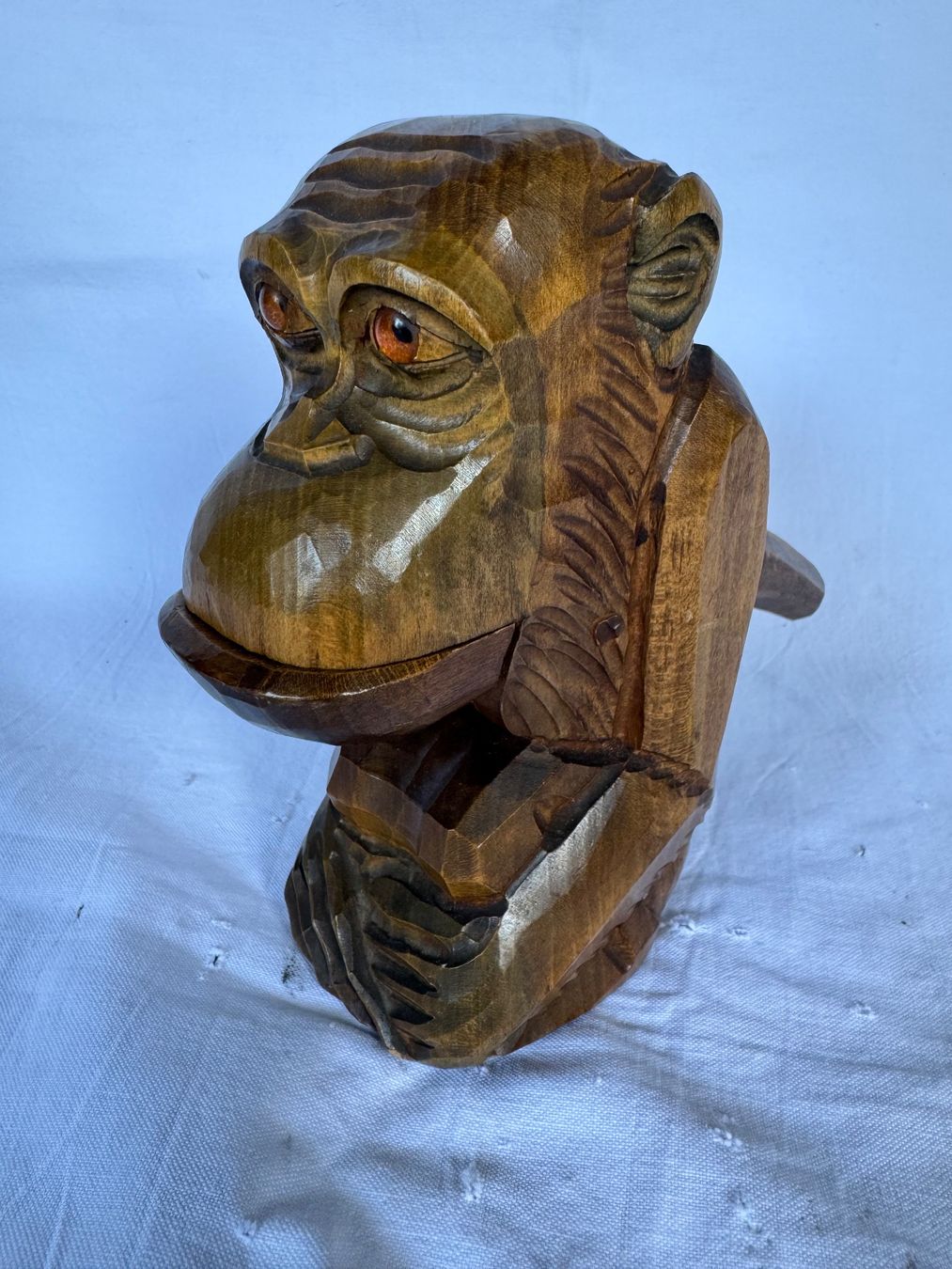 Sculture & Statue: Casse-Noix Singe Nussknacker Affen sculpture bois – Usato da GRAND - LANCY venduto da petitpain67 1