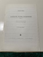 Caldara Laudate, pueri, Dominum Chorpartitur A 112 V