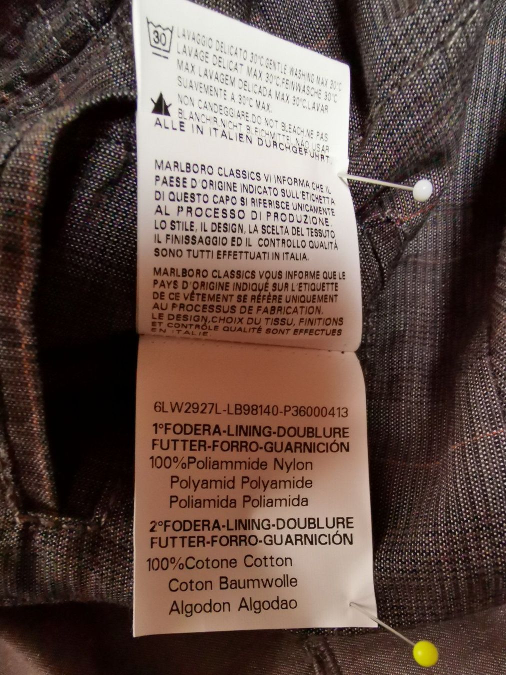 Marlboro Giacche: Blazer / Jacket Herren, grau-braun, MARLBORO CLASSICS – Nuovo e nell'imballaggio originale da Seuzach venduto da NaehdesignMirjam 6