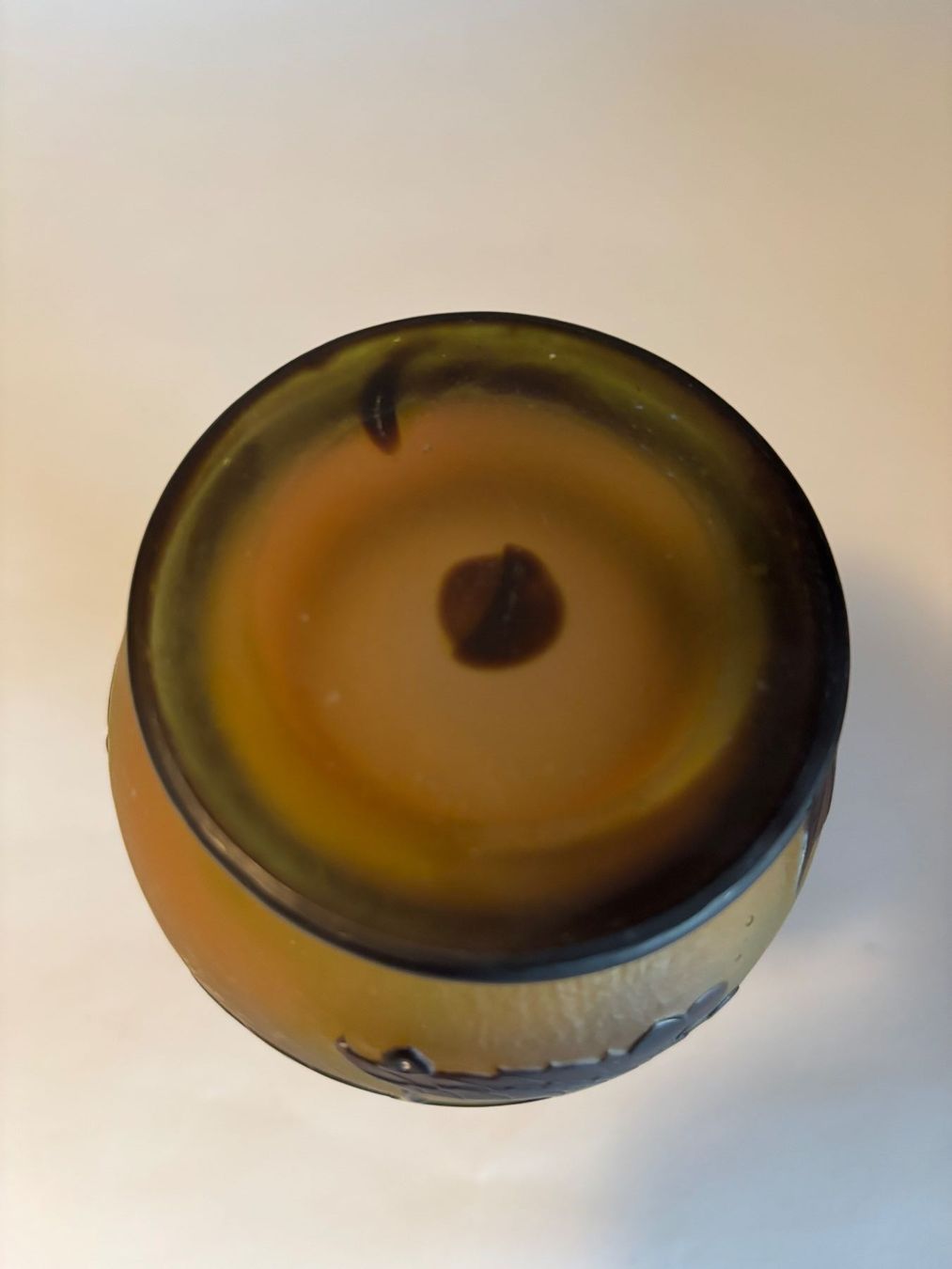 Emile Gallé Vasen & Gefässe: Originale Gallé Vase Jugendstil – Gebraucht aus rotkreuz von baudisch 5