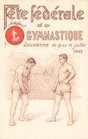 Lausanne VD Eidgenössisches Turnfest 1909