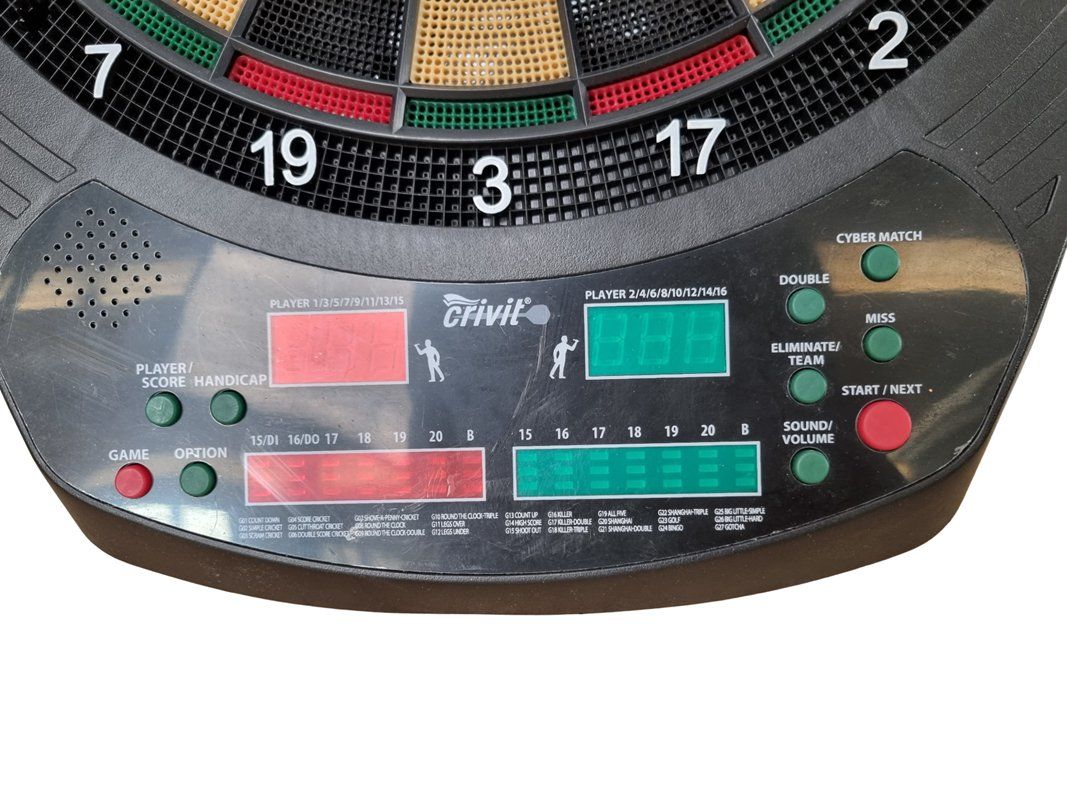 Dart: CRIVIT elektronische Dartscheibe mit Pfeilen – Gebraucht aus Wangen b. Olten von Restwert_Wangen 1