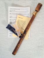 Mini-Sax Holz-Blasinstrument 35,5 cm mit Zubehör