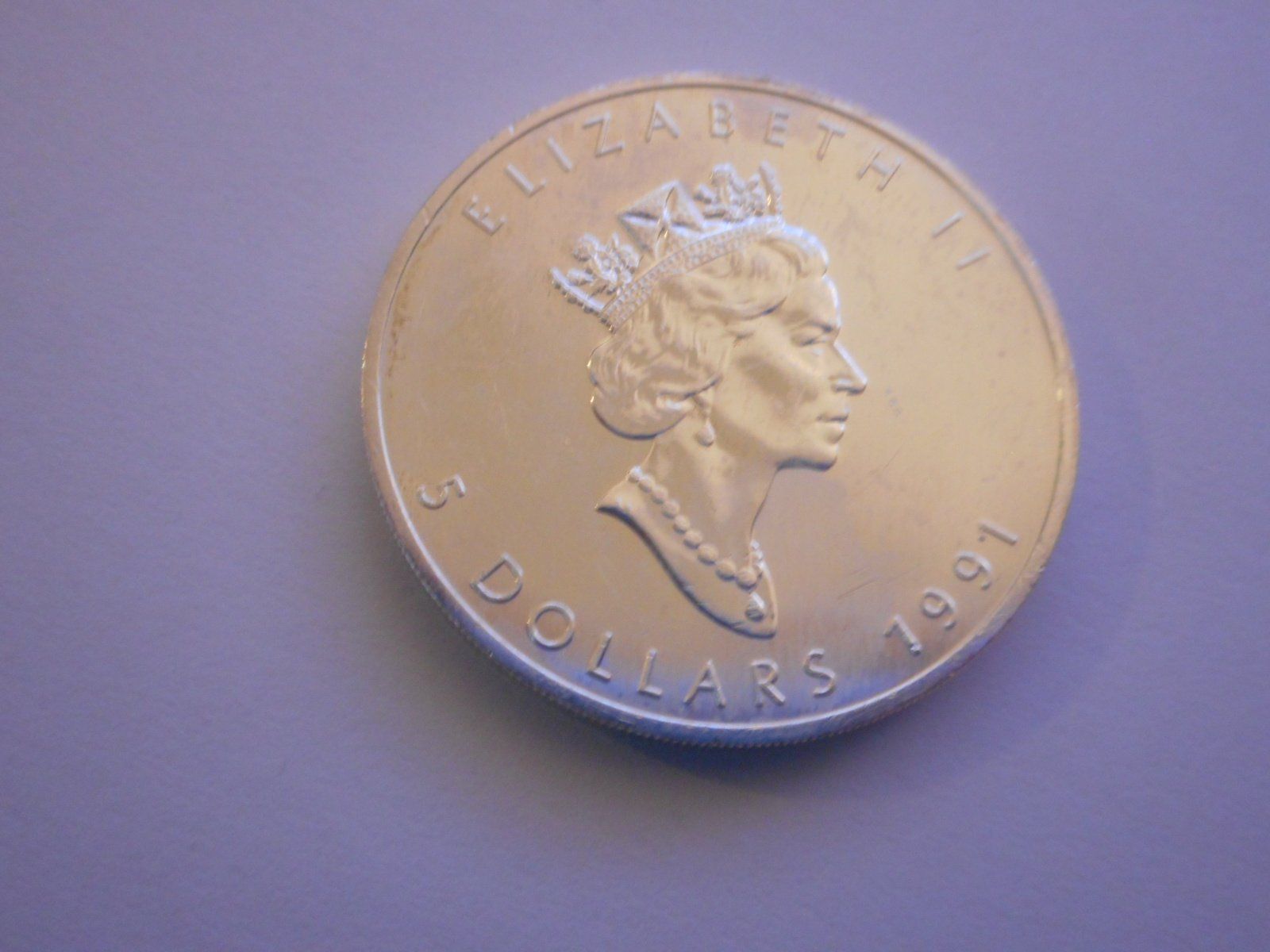 Tutti le monete: 1991 Silber Unze Canada – Nuovo (secondo la descrizione) da Kriegstetten venduto da pizlad2010