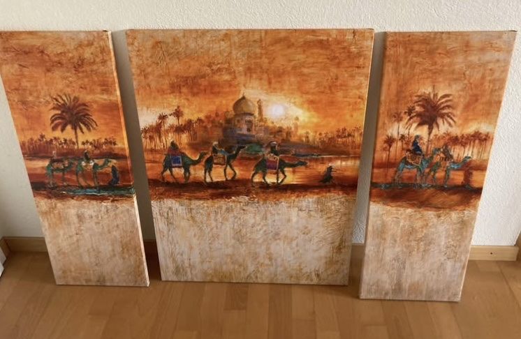 Toutes les décorations: Tableau de style orientale – D'occasion à vendlincourt par TidouGC