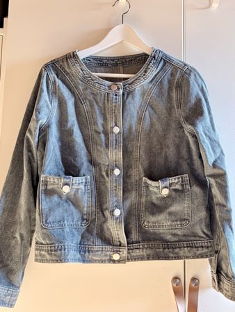 Veste en jean bleu délavé – taille M