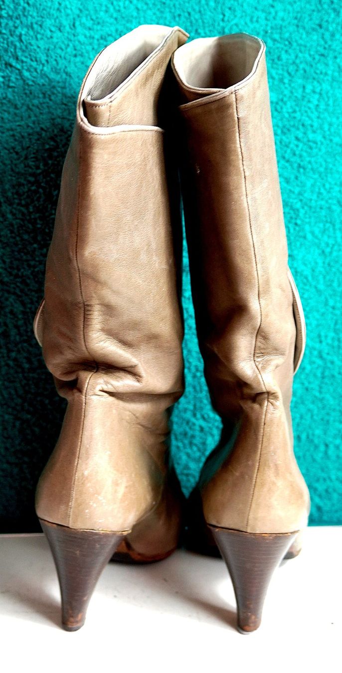 Scarpe da donna: Damenstiefel 37 Leder hohe Absätze – Usato da Baar venduto da 2cvbaar 3