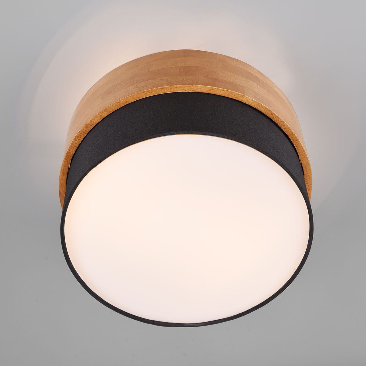 Lampadari & plafoniere: Deckenleuchte, Schwarz, 30 cm Ø, Holz – Nuovo (secondo la descrizione) da Kreuzlingen venduto da Smart-Light 1