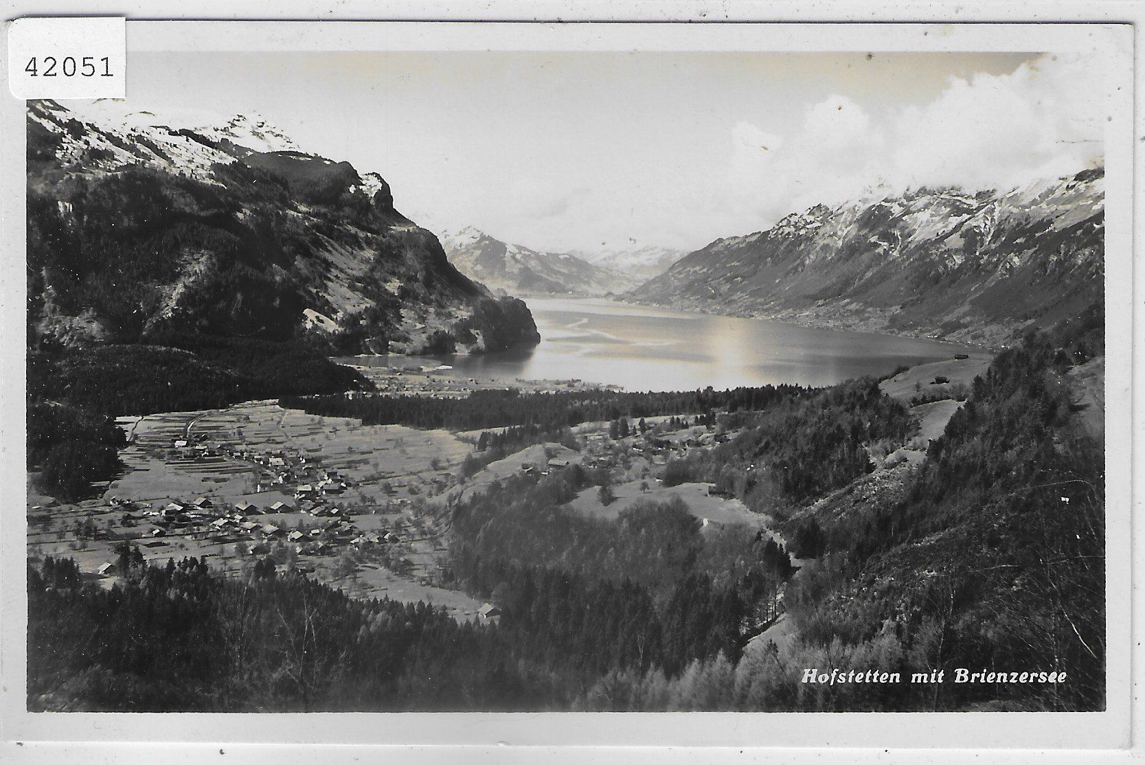 Cartoline postali: Hofstetten mit Brienzersee – Usato da Ettingen venduto da Kartenplanet