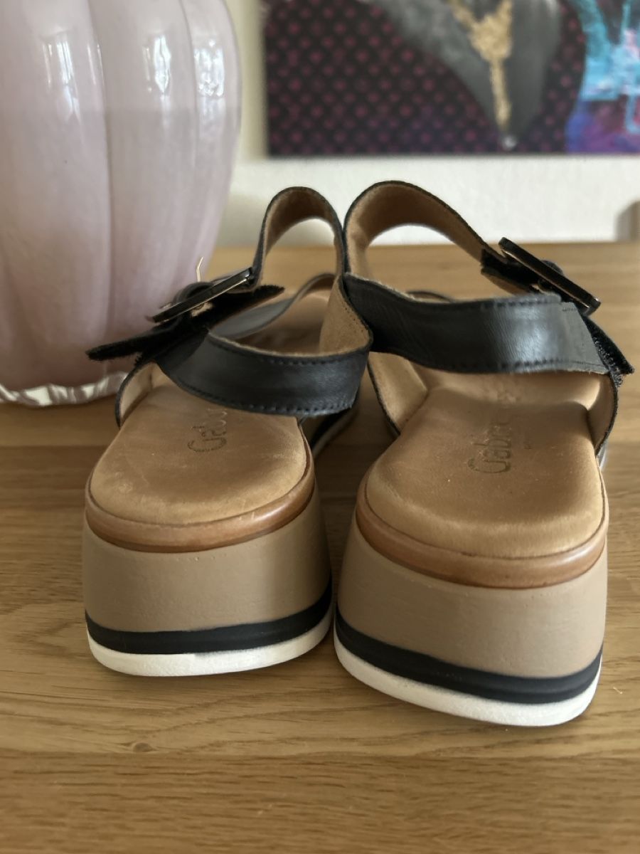 Gabor Scarpe da donna: Gabor Sandalen, schwarz,  – Usato da Siebnen venduto da schnell05 2