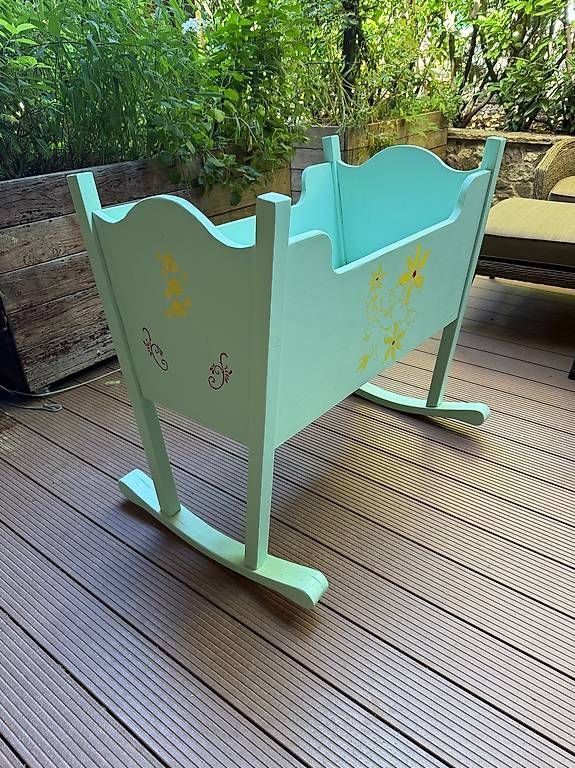 Sdraiette & Sdraiette a dondolo: Handgefertigte Baby Wiege – Usato da Hettlingen venduto da skyliner99