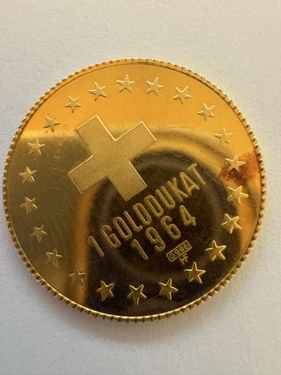 Toutes les monnaies: Schweizer Golddukat 1964 Luzern – D'occasion à Murten par Tzaugg 1