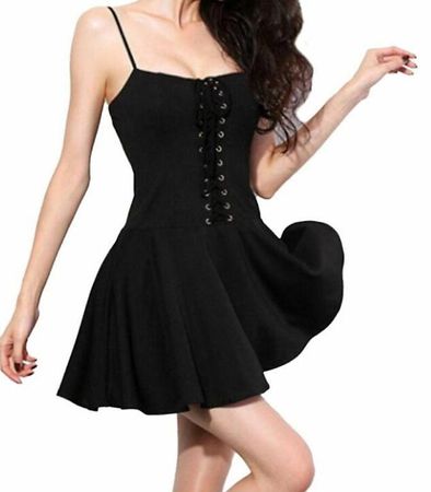 Schwarzes kurzes Kleid, Grösse S/M