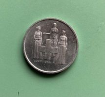 Schweizer 5 Fränkler Gedenkmünze 1848/1974, Konförderation
