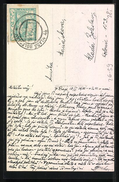 Cartoline postali: Alphonse Mucha: Frau mit abwehrenden H – Usato da Berlin venduto da bartko-reher 1