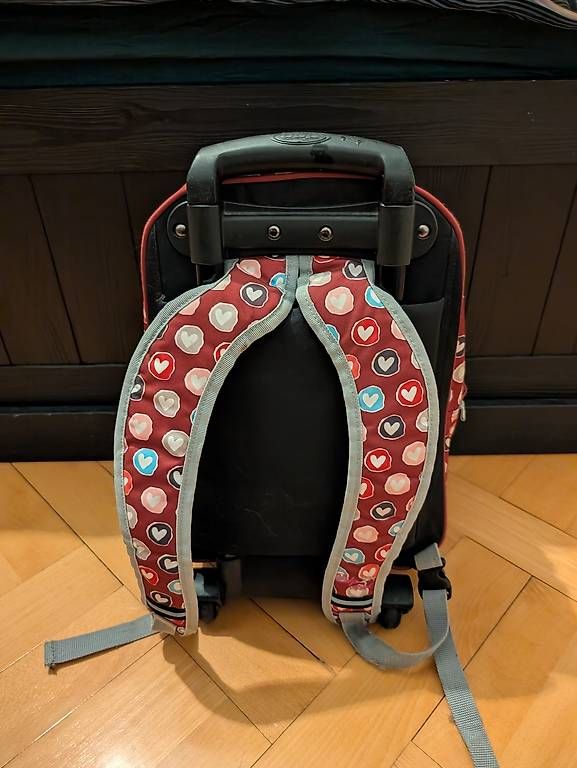 Zaini: Sac à dos voyage/d'école à roulettes – Usato da La Chaux-de-Fonds venduto da Mcleonita 2