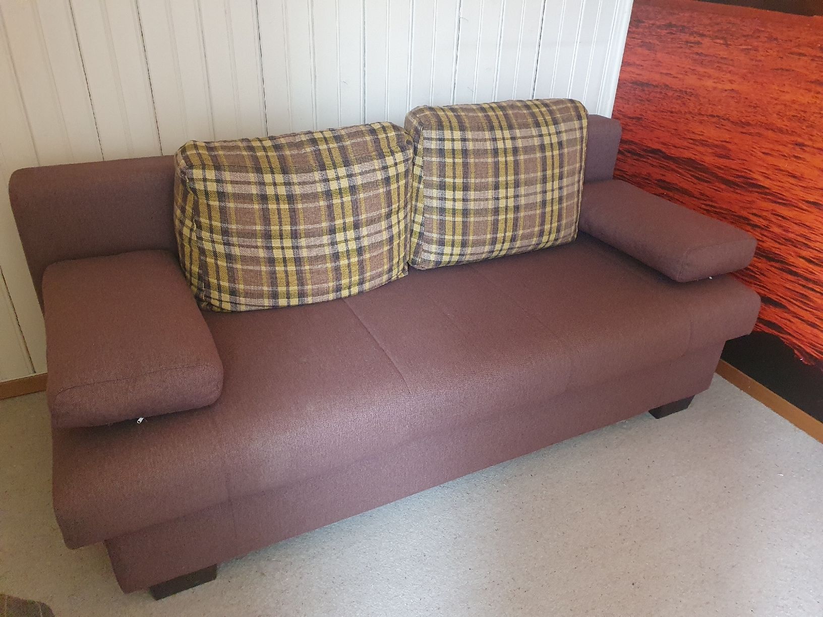 Divani: Cosy Brown Sofa Bed -  Bettsofa Schlafsofa – Usato da Sirnach venduto da eftix