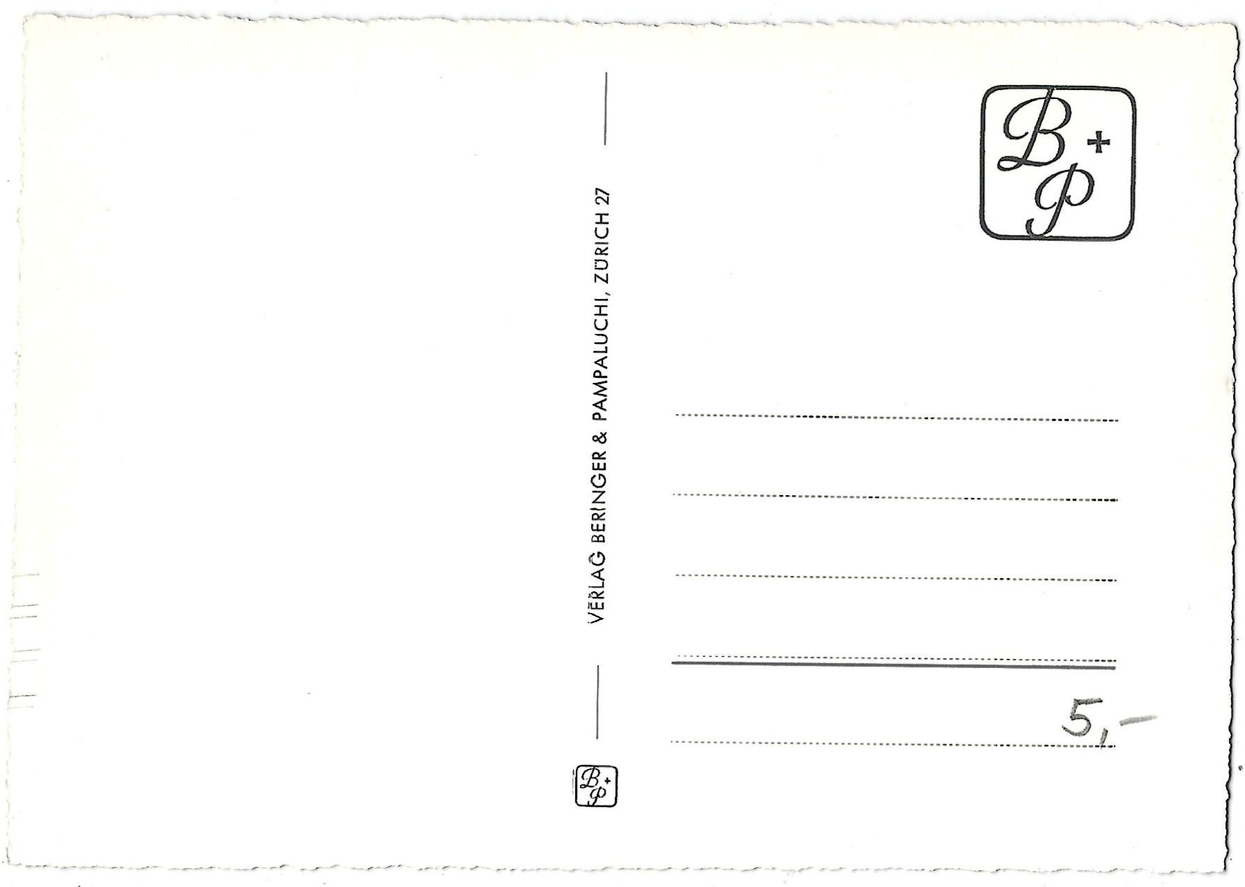 Cartoline postali: Z 5087    Züich. Paradeplatz – Usato da Bütschwil venduto da Jackson1A 1