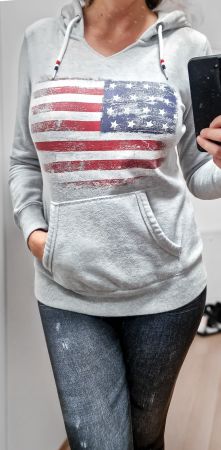 Hoodie, Kaputzenpullover, Pullover, USA, Pulli, Oberteil