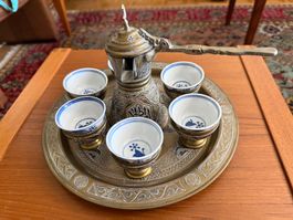 Kaffeeservice Orientalisch mit 6 Tassen