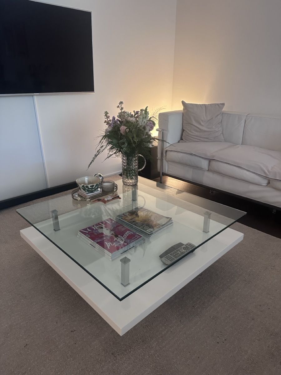 Tische: Couchtisch Glas Weiss – Gebraucht aus Winterthur von Manu_96