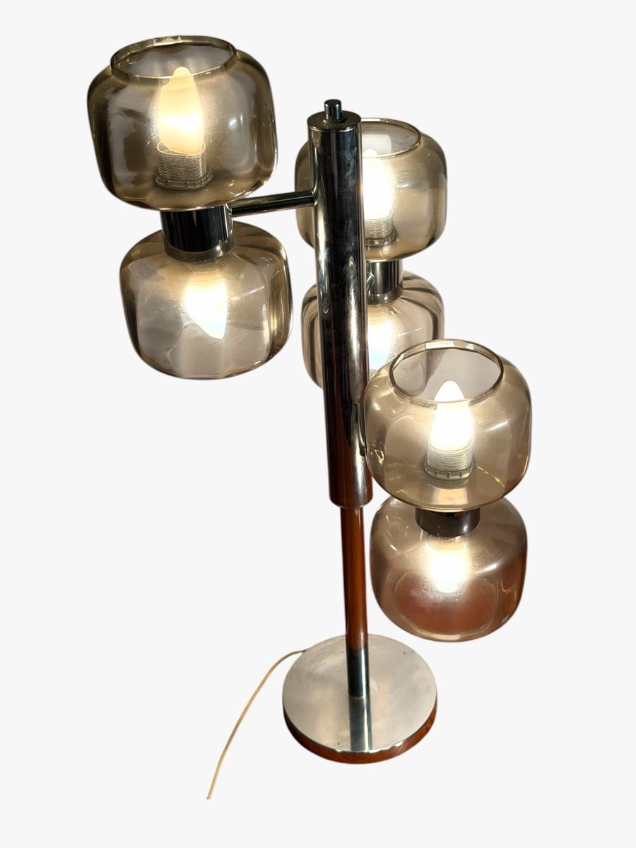 Lampen: Table lamp 6 lights Lamag Swiss, 70s  – Gebraucht aus Lausanne von artnouveau04 1