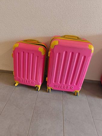 Miller Koffer pink ca. 67x41x25cm 