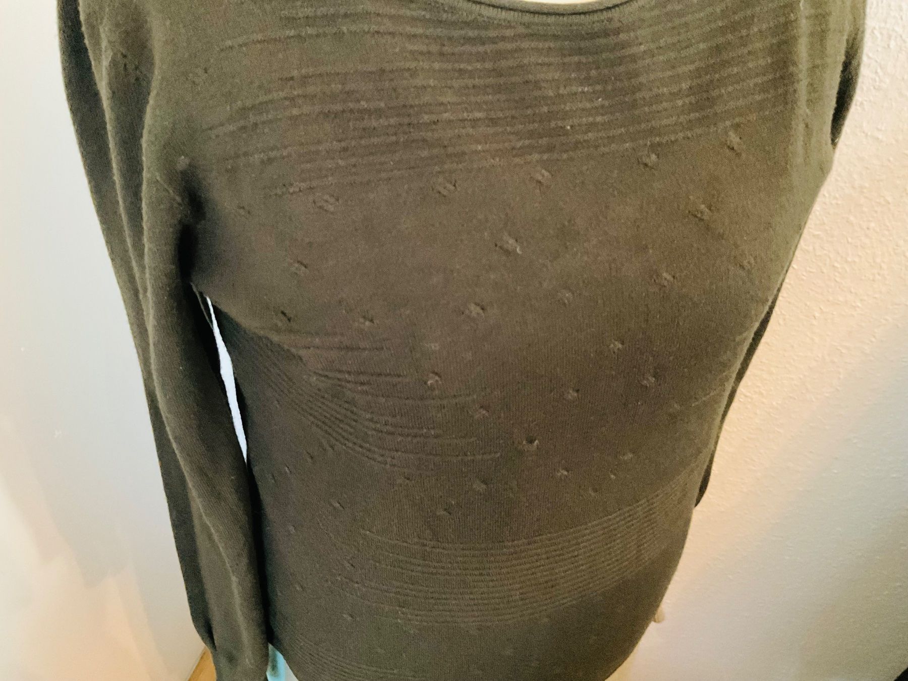 Pullover & Sweatshirts: Cadeau superbe pull X MAX en cachemire couleur olive, t. L – Gebraucht aus Genève von Mazelyne 4
