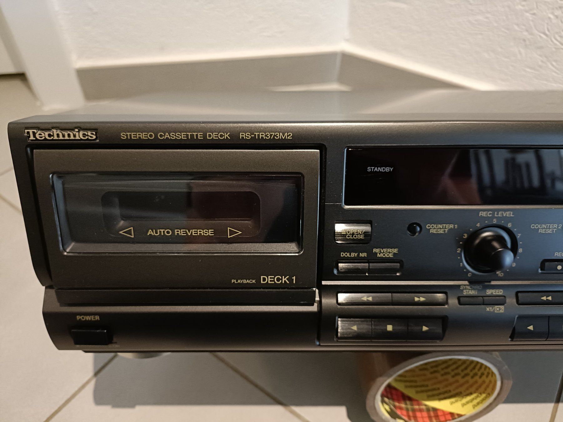 Technics Registratori: Platine cassette Technics RS-TR373 mkII – Usato da Pampigny venduto da edyschi 1